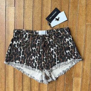 One Teaspoon The One Cheeky Short Cheetah Size 27